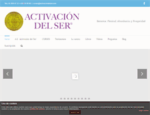 Tablet Screenshot of activaciondelser.com